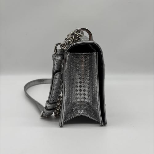 Christian Dior Metallic Silver Diorama Chain Shoulder Bag photo 5