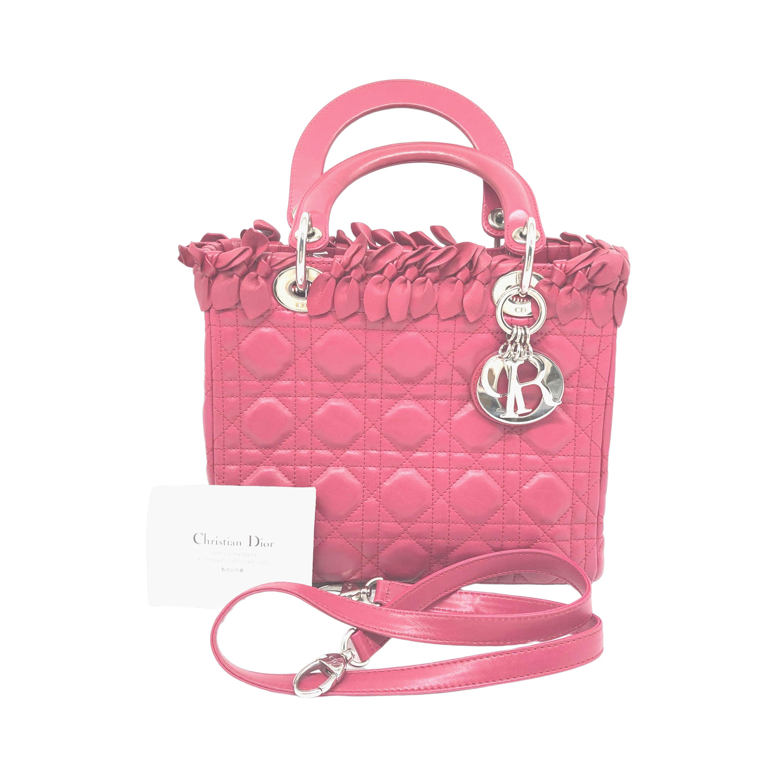 Christian Dior Lambskin Cannage Bow Lady Dior Bag photo 2