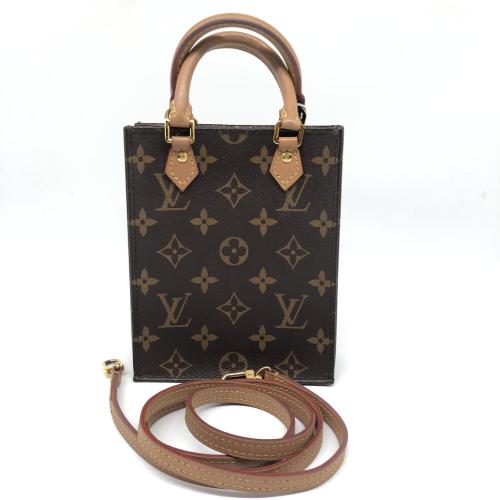 Louis Vuitton Monogram Petit Sac Plat Handbag
