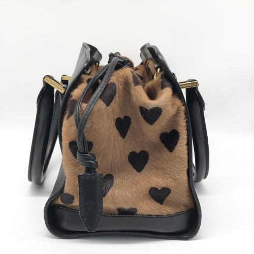 Burberry Prorsum Leather Calf Hair Dinton Small Satchel photo 6