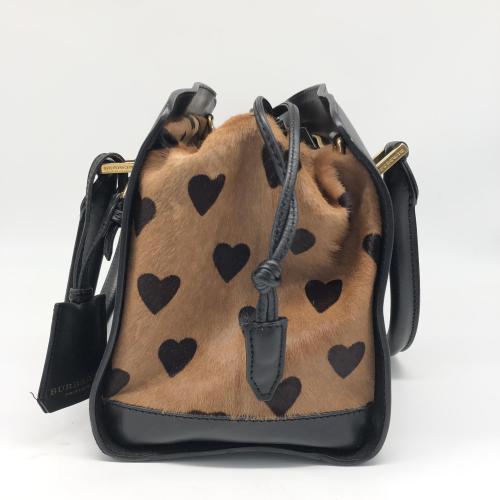 Burberry Prorsum Leather Calf Hair Dinton Small Satchel photo 7