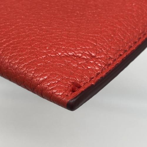 Burberry Red D-Ring Leather Pouch photo 8