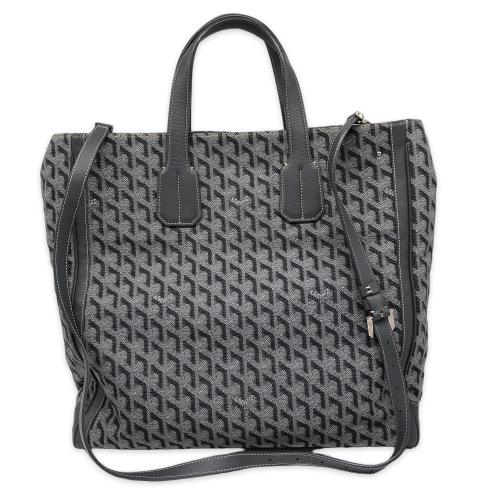 Goyard Grey Goyardine Voltaire Tote Bag