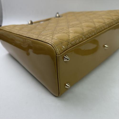 Christian Dior Cannage Patent Leather Handbag photo 6