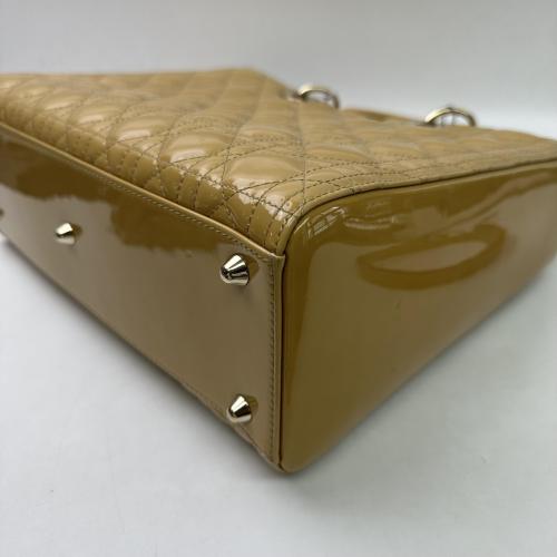 Christian Dior Cannage Patent Leather Handbag photo 7