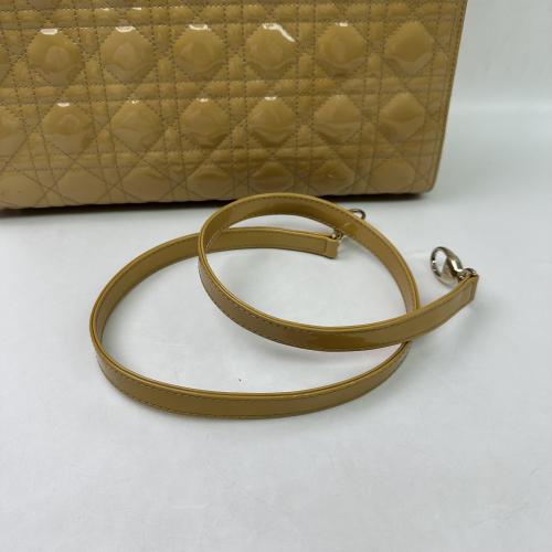Christian Dior Cannage Patent Leather Handbag photo 8