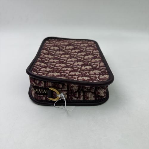 Christian Dior Burgundy Oblique Diorquake Clutch photo 7