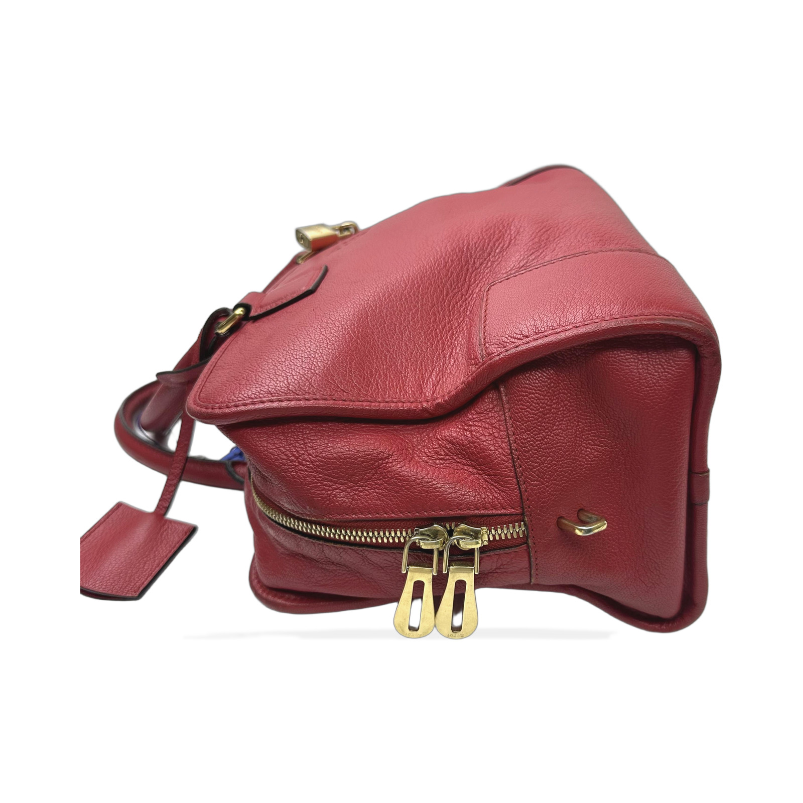 Loewe Red Leather Amazona Handbag photo 4