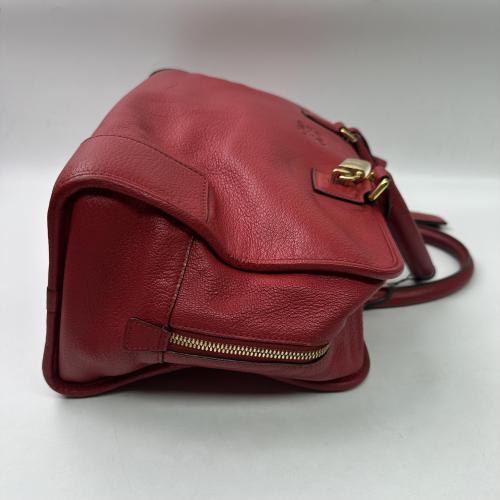 Loewe Red Leather Amazona Handbag photo 5