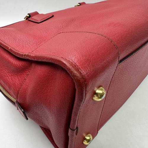 Loewe Red Leather Amazona Handbag photo 6