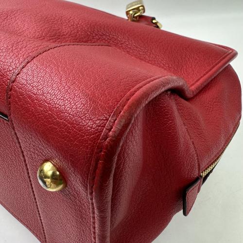Loewe Red Leather Amazona Handbag photo 8