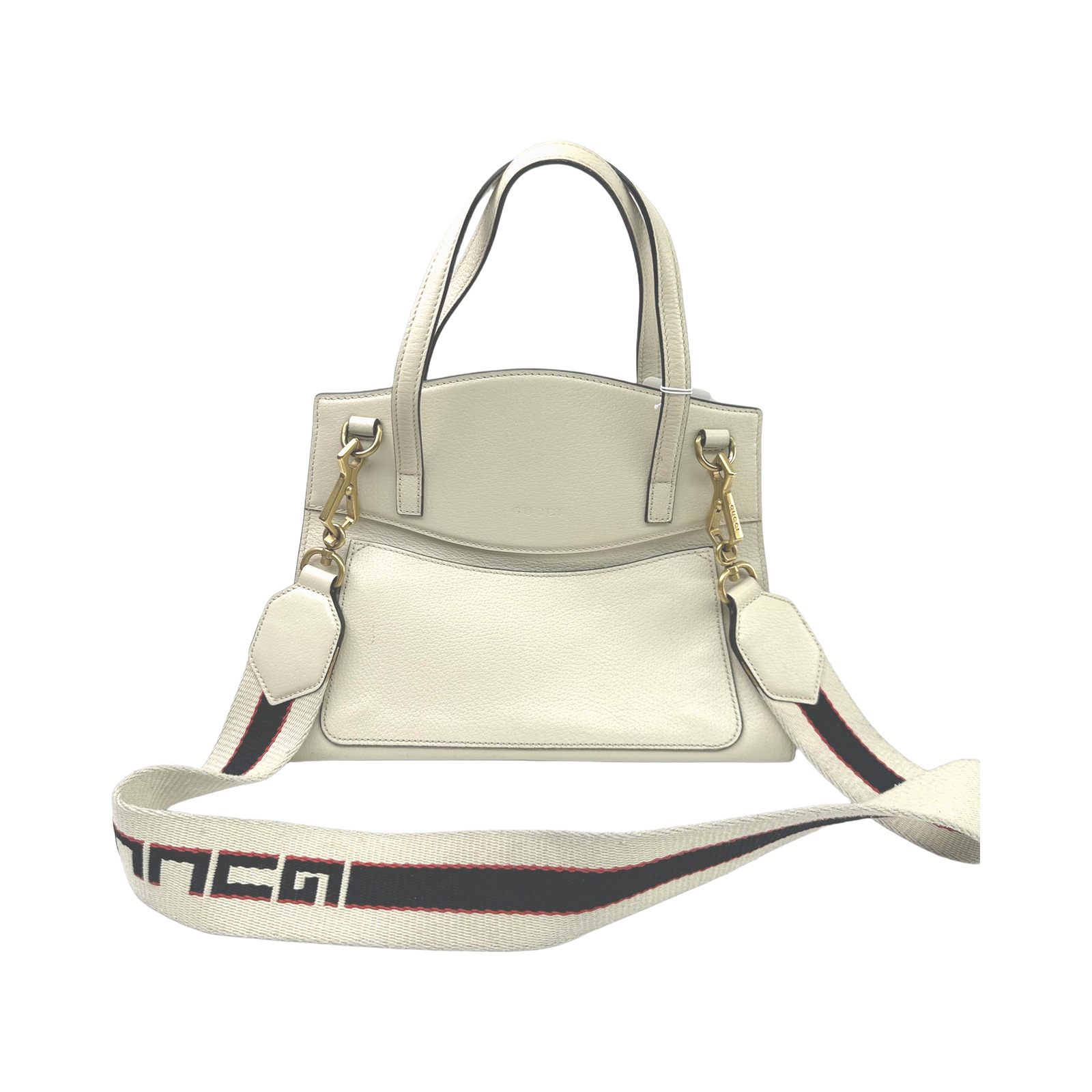 Gucci White Leather Butterfly 2way Bag photo 2