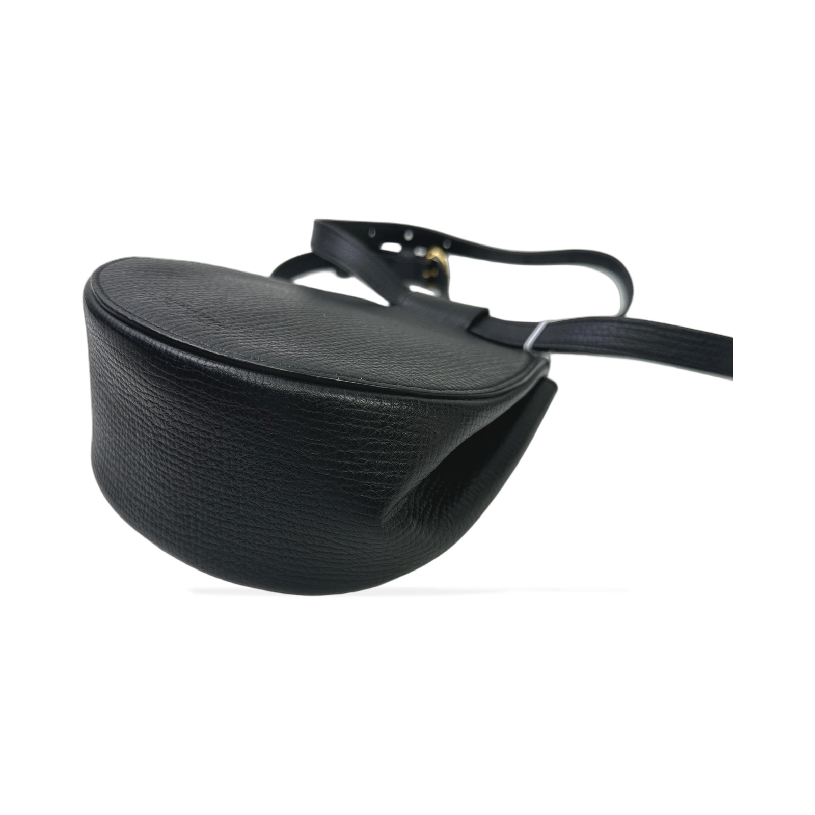 Bottega Veneta Black Leather Crossbody Bag photo 4