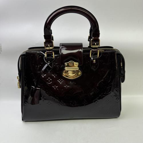 Louis Vuitton Amarante Monogram Vernis Melrose Avenue Handbag