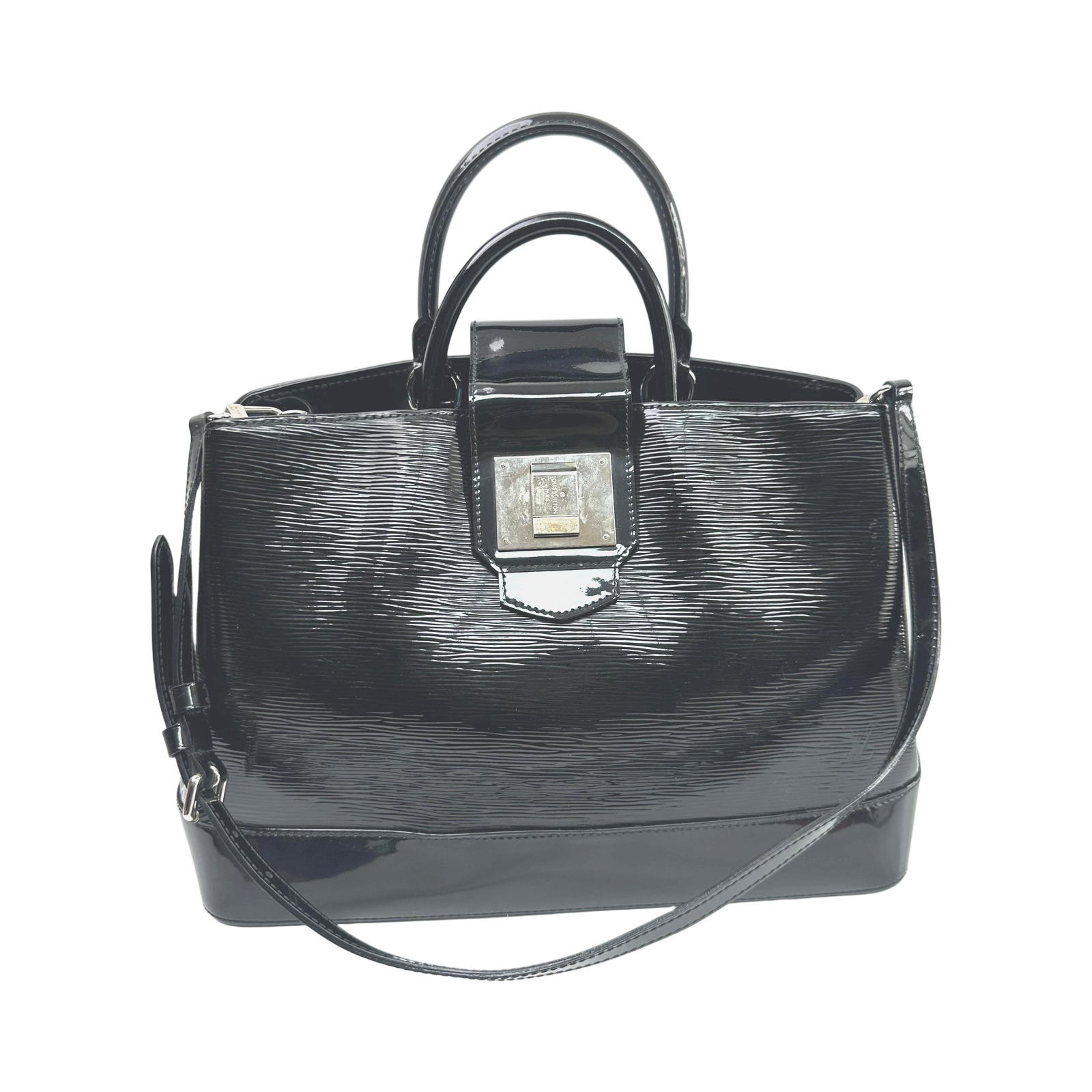 Louis Vuitton Black Electric Epi Leather Handbag
