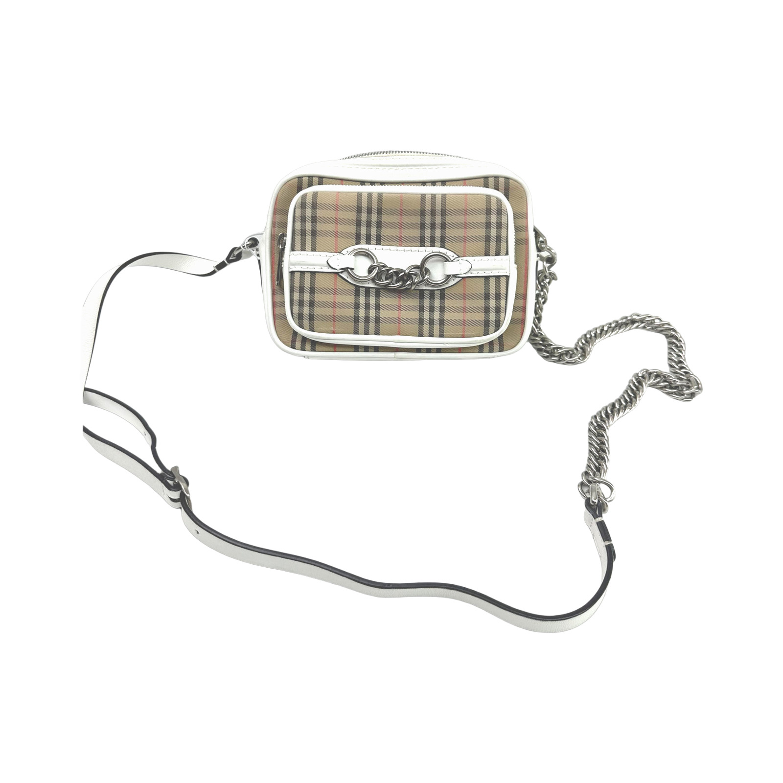 Burberry Beige Check Crossbody Bag