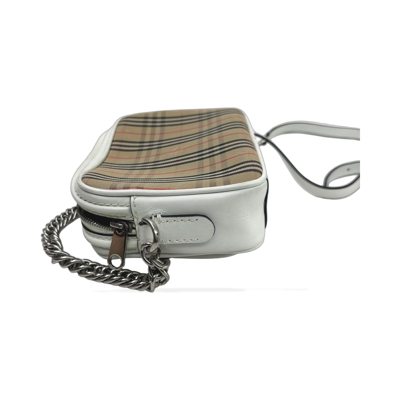 Burberry Beige Check Crossbody Bag photo 4