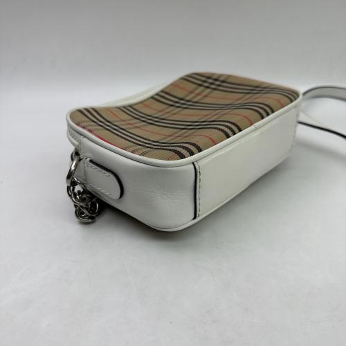 Burberry Beige Check Crossbody Bag photo 6