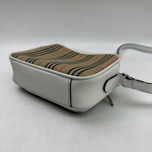 Burberry Beige Check Crossbody Bag photo 7