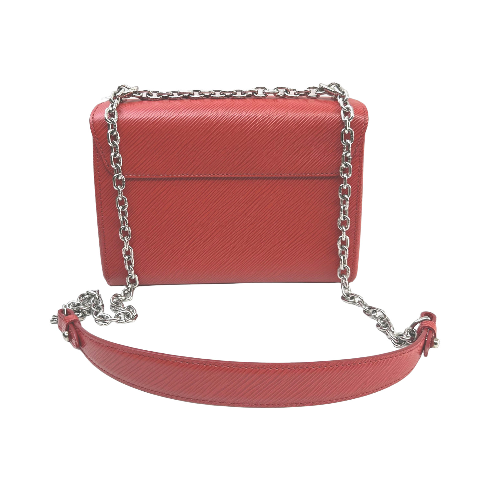 Louis Vuitton Red Epi Leather Twist Chain Bag photo 2