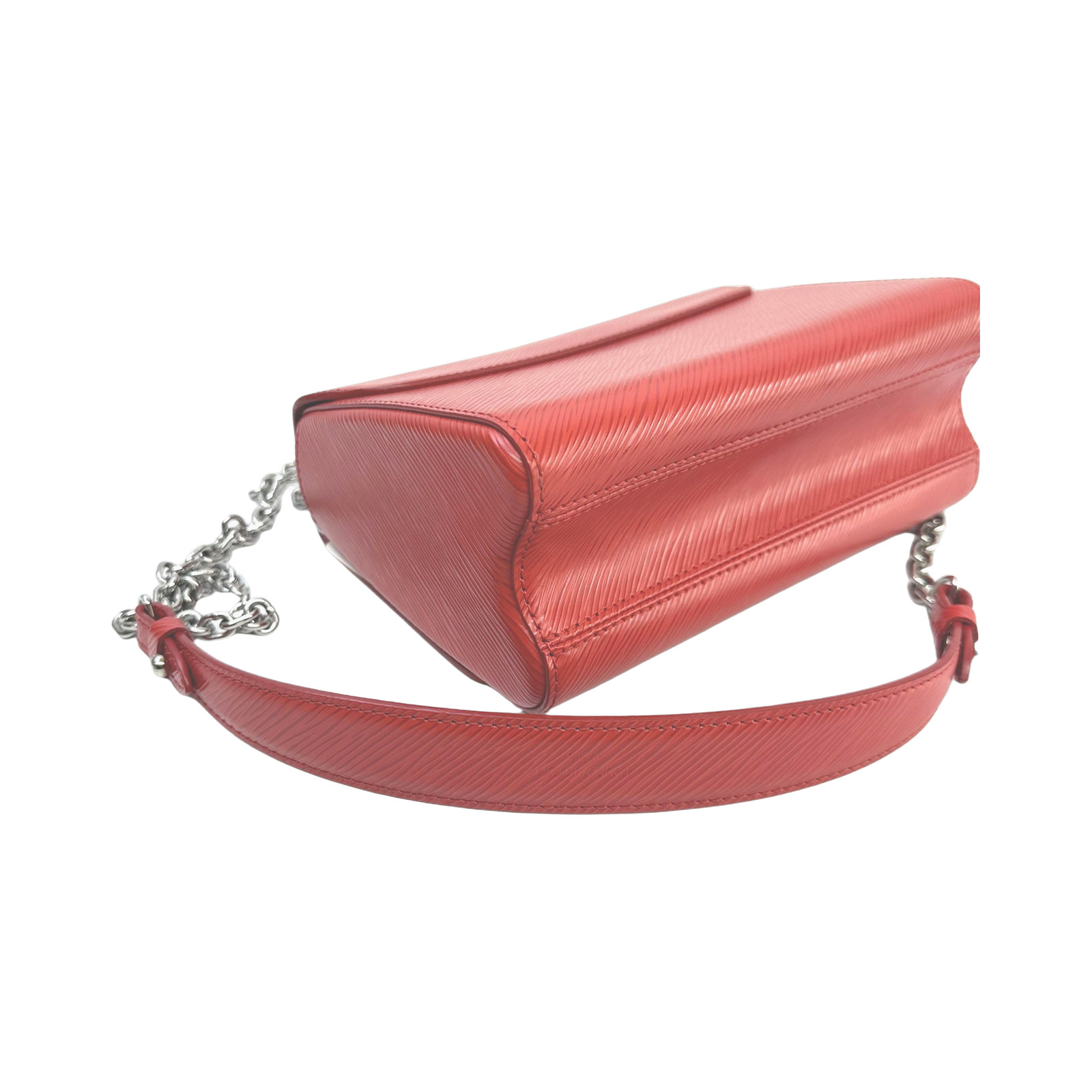 Louis Vuitton Red Epi Leather Twist Chain Bag photo 3