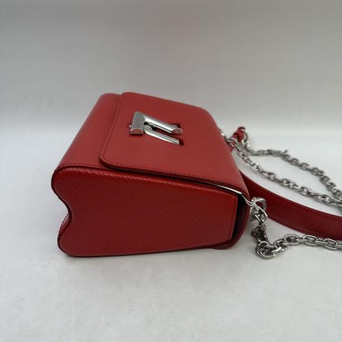 Louis Vuitton Red Epi Leather Twist Chain Bag photo 5