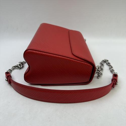 Louis Vuitton Red Epi Leather Twist Chain Bag photo 6