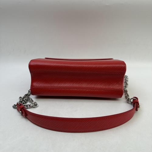 Louis Vuitton Red Epi Leather Twist Chain Bag photo 8