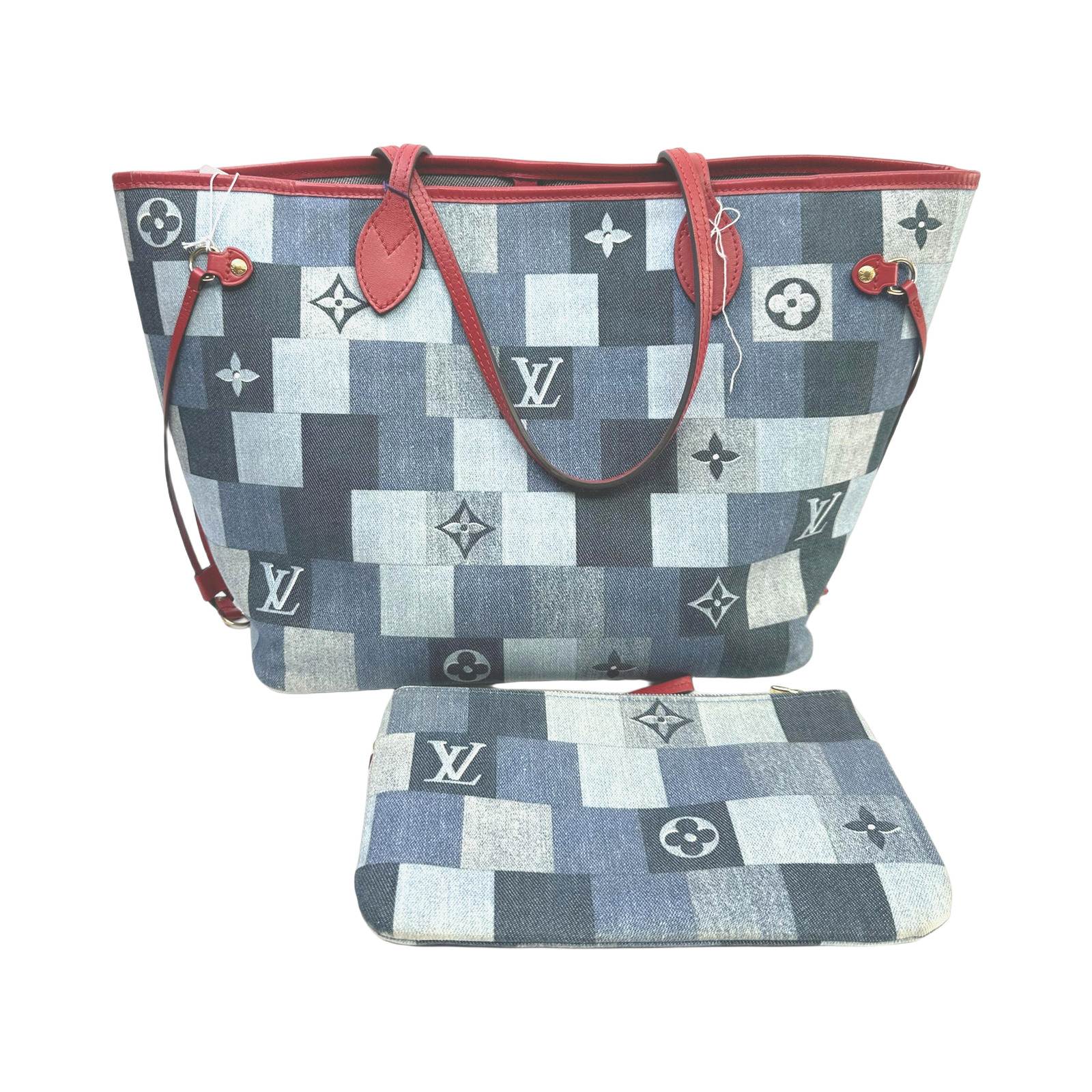 Louis Vuitton Monogram Denim Patchwork Neverfull