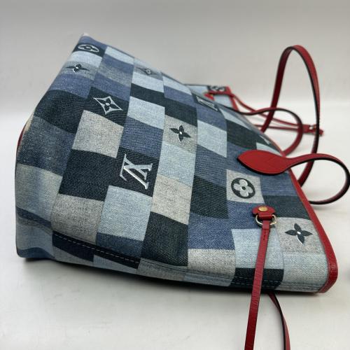 Louis Vuitton Monogram Denim Patchwork Neverfull photo 5