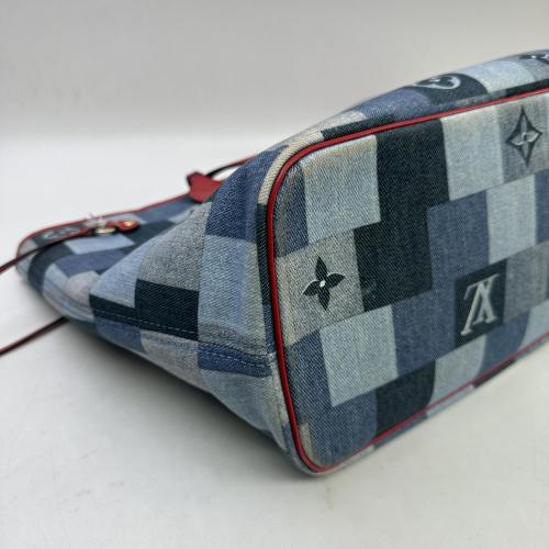 Louis Vuitton Monogram Denim Patchwork Neverfull photo 7