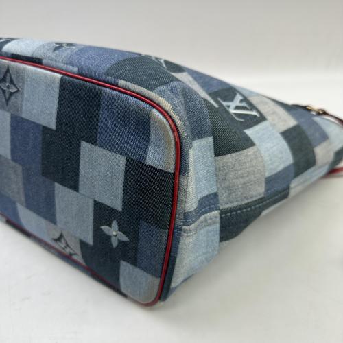 Louis Vuitton Monogram Denim Patchwork Neverfull photo 8