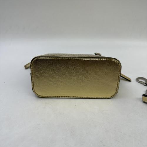 Gucci Metallic Gold Leather Gucci x SEGA Dome Bag photo 6