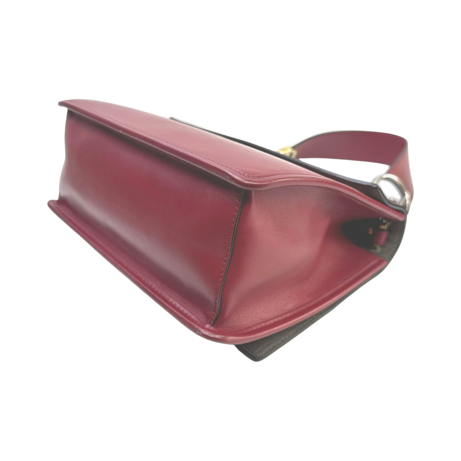 Fendi Red Leather Kan I Shoulder Bag photo 3
