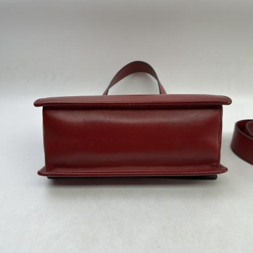 Fendi Red Leather Kan I Shoulder Bag photo 5
