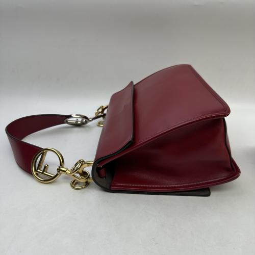Fendi Red Leather Kan I Shoulder Bag photo 7