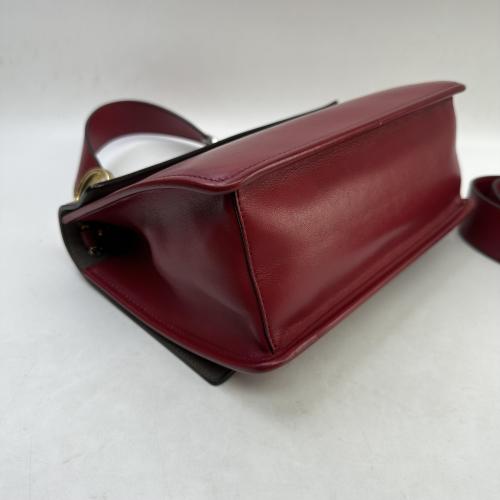 Fendi Red Leather Kan I Shoulder Bag photo 8