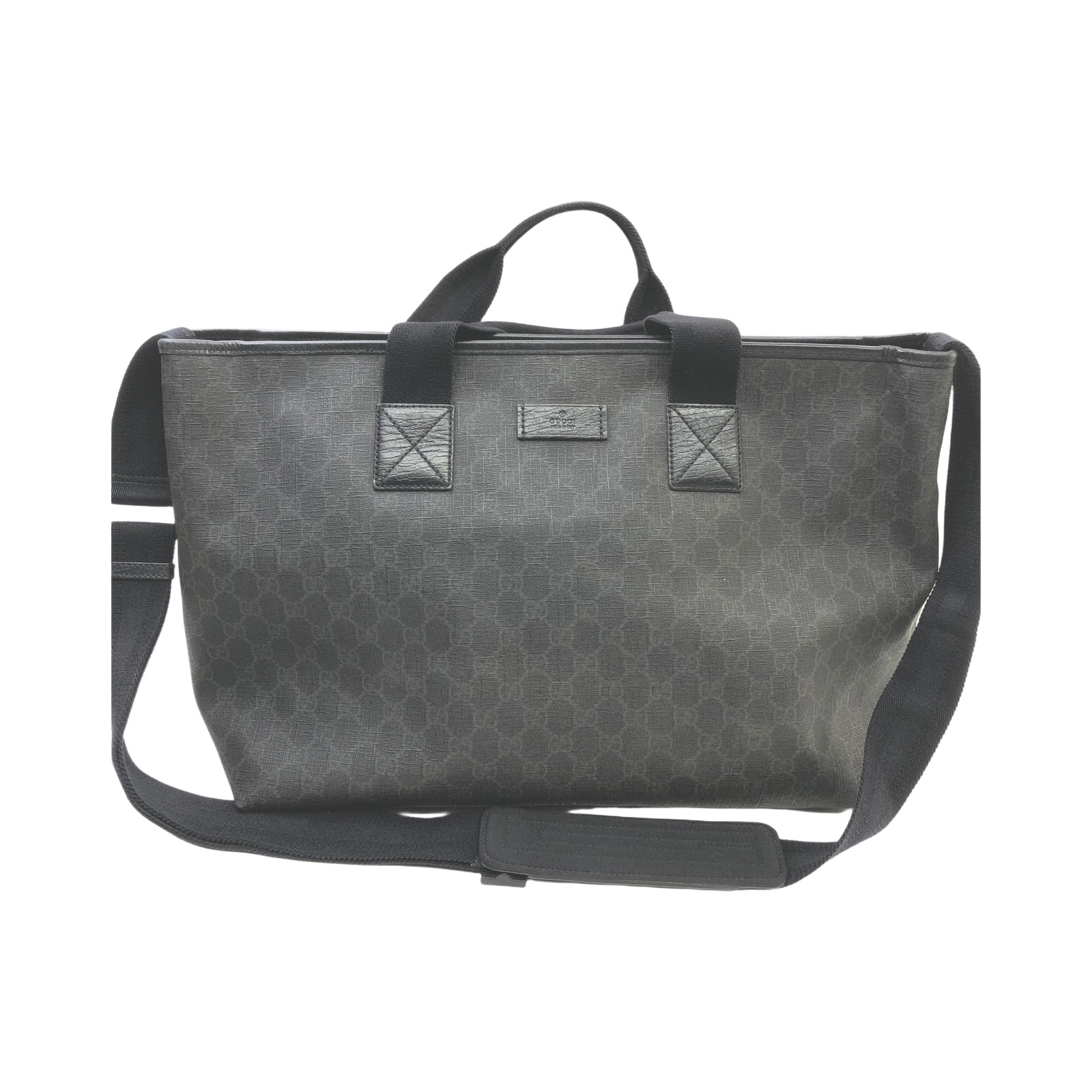 Gucci GG Supreme Tote Bag In Black