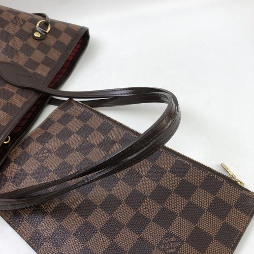 Louis Vuitton Damier Ebene Neverfull Tote Bag photo 8