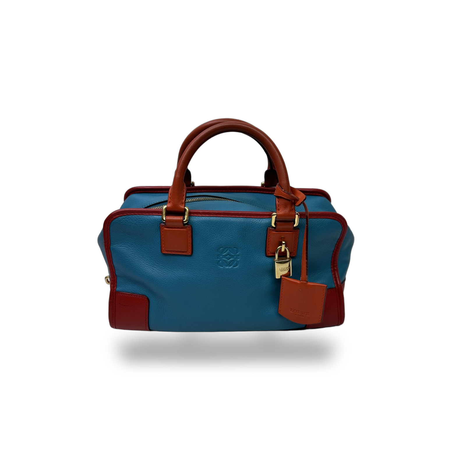 Loewe Tricolor Leather Amazona Handbag