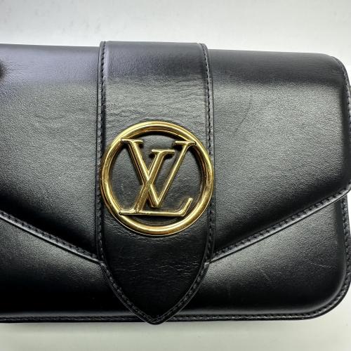 Louis Vuitton Pont 9 Black Leather Crossbody Bag photo 8