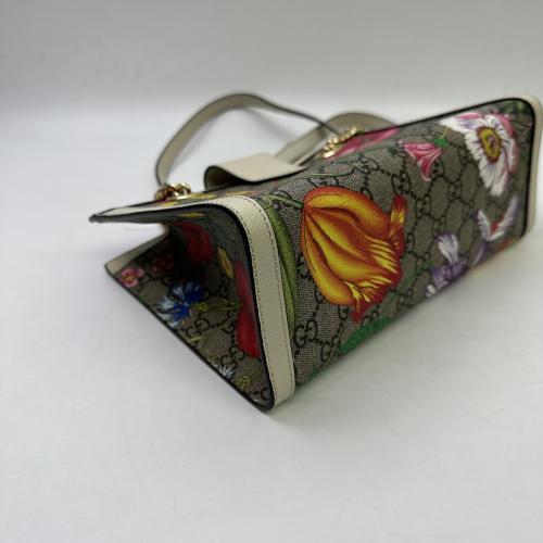 Gucci Floral Print Padlock Shoulder Bag photo 6