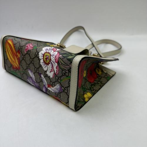 Gucci Floral Print Padlock Shoulder Bag photo 7