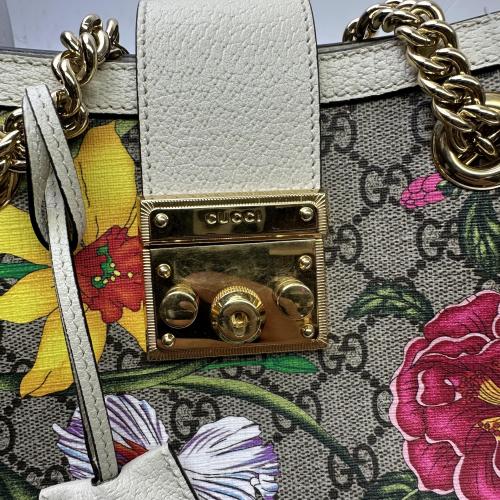 Gucci Floral Print Padlock Shoulder Bag photo 8