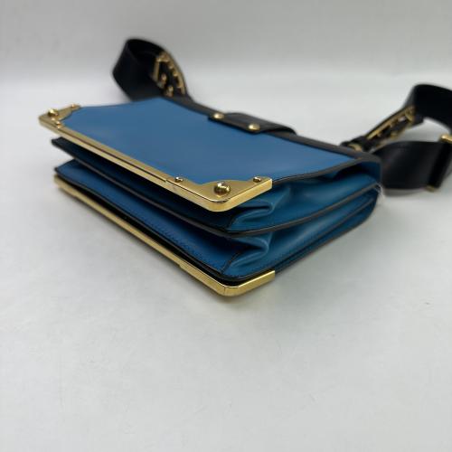 Prada Cahier Leather Crossbody Bag photo 6