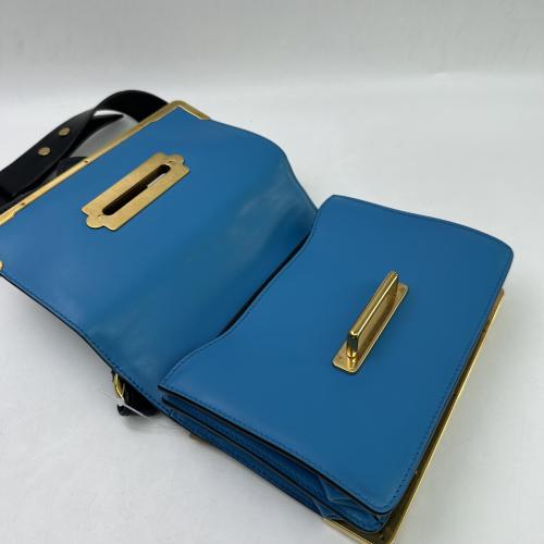 Prada Cahier Leather Crossbody Bag photo 8