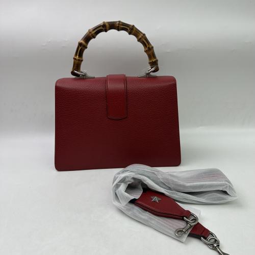 Gucci Red Leather Dionysus Top Handle Bag photo 2
