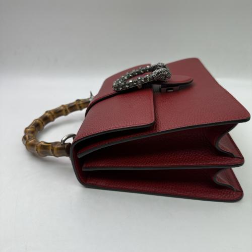 Gucci Red Leather Dionysus Top Handle Bag photo 4