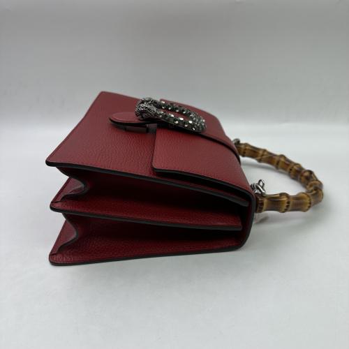 Gucci Red Leather Dionysus Top Handle Bag photo 5