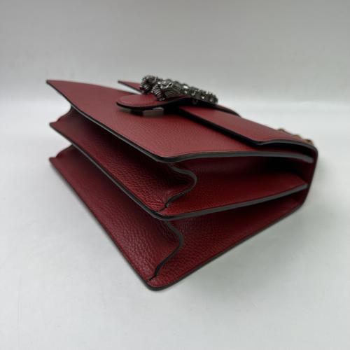 Gucci Red Leather Dionysus Top Handle Bag photo 7